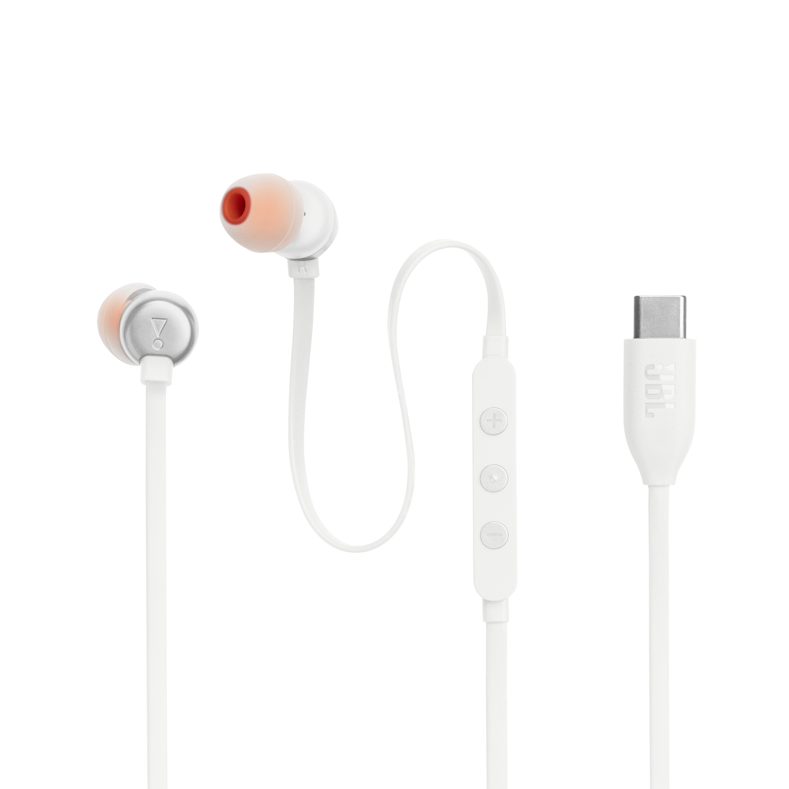 JBL Tune 310C USB - White - Wired Hi-Res In-Ear Headphones - Detailshot 6
