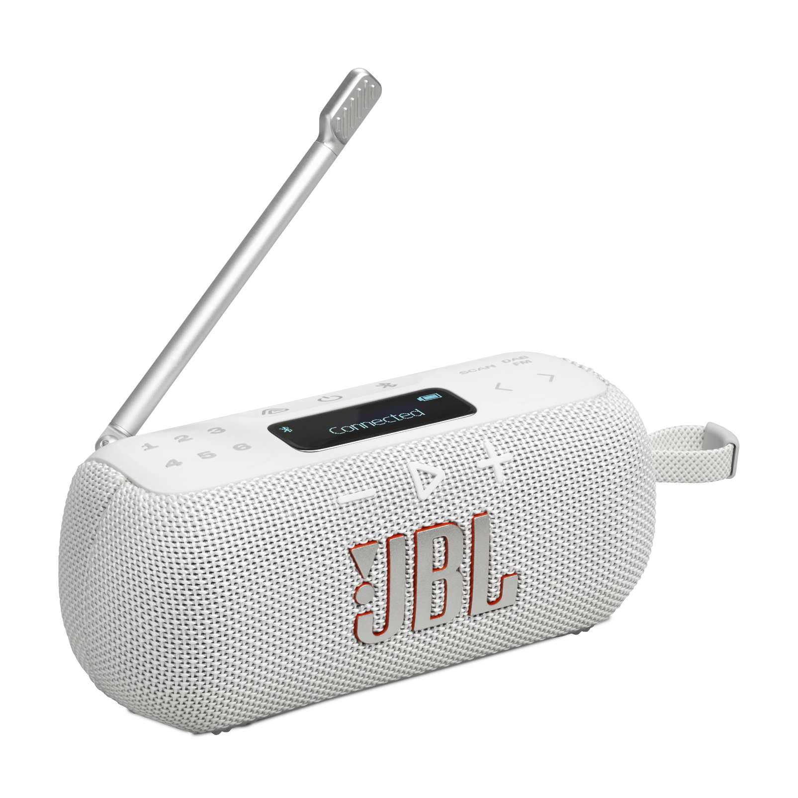JBL Tuner 3 - White - Portable DAB/DAB+/FM radio with Bluetooth - Hero