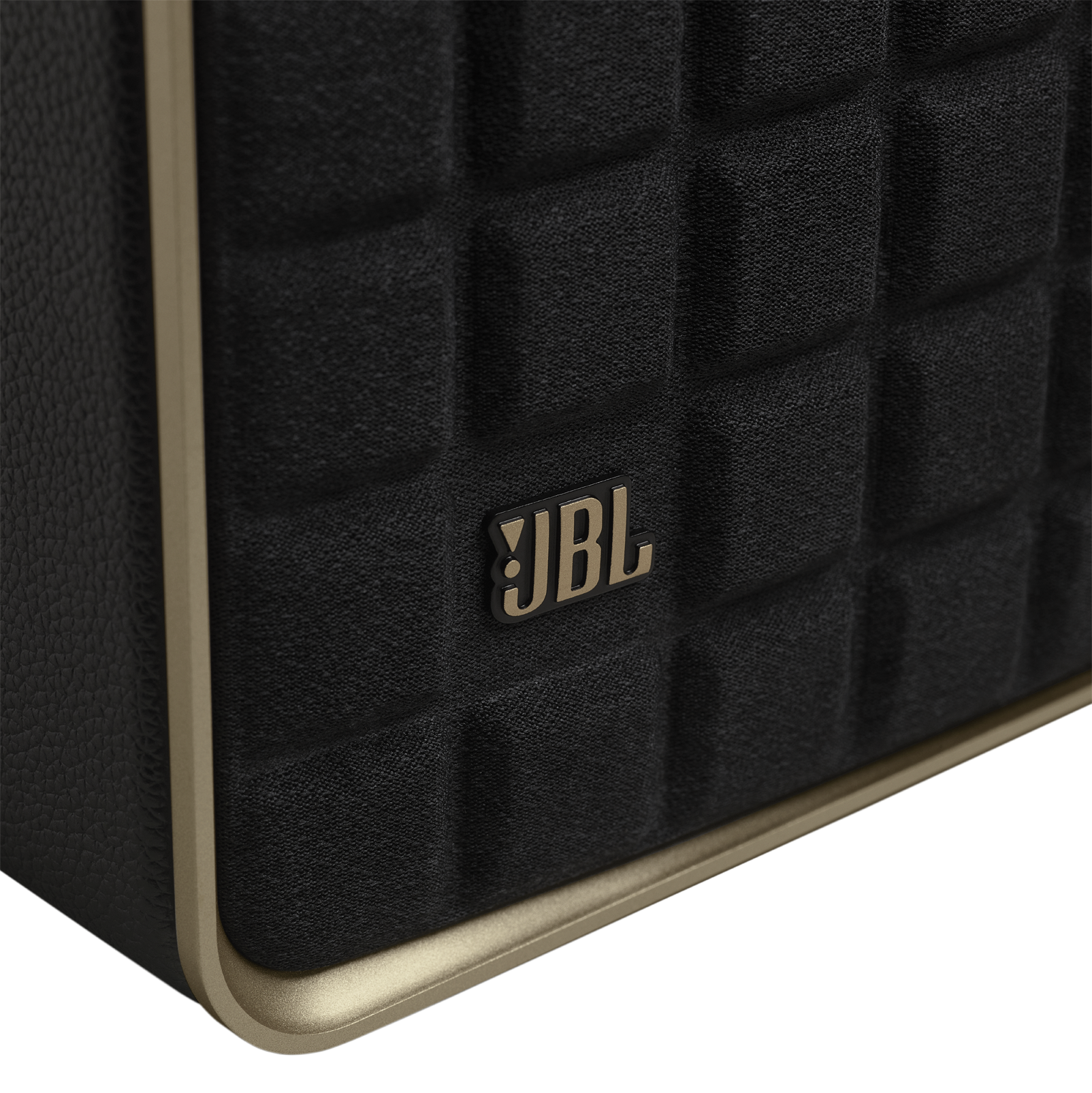 JBL Authentics 200 - Black - Smart home speaker with Wi-Fi, Bluetooth and Voice Assistants with retro design - Detailshot 3
