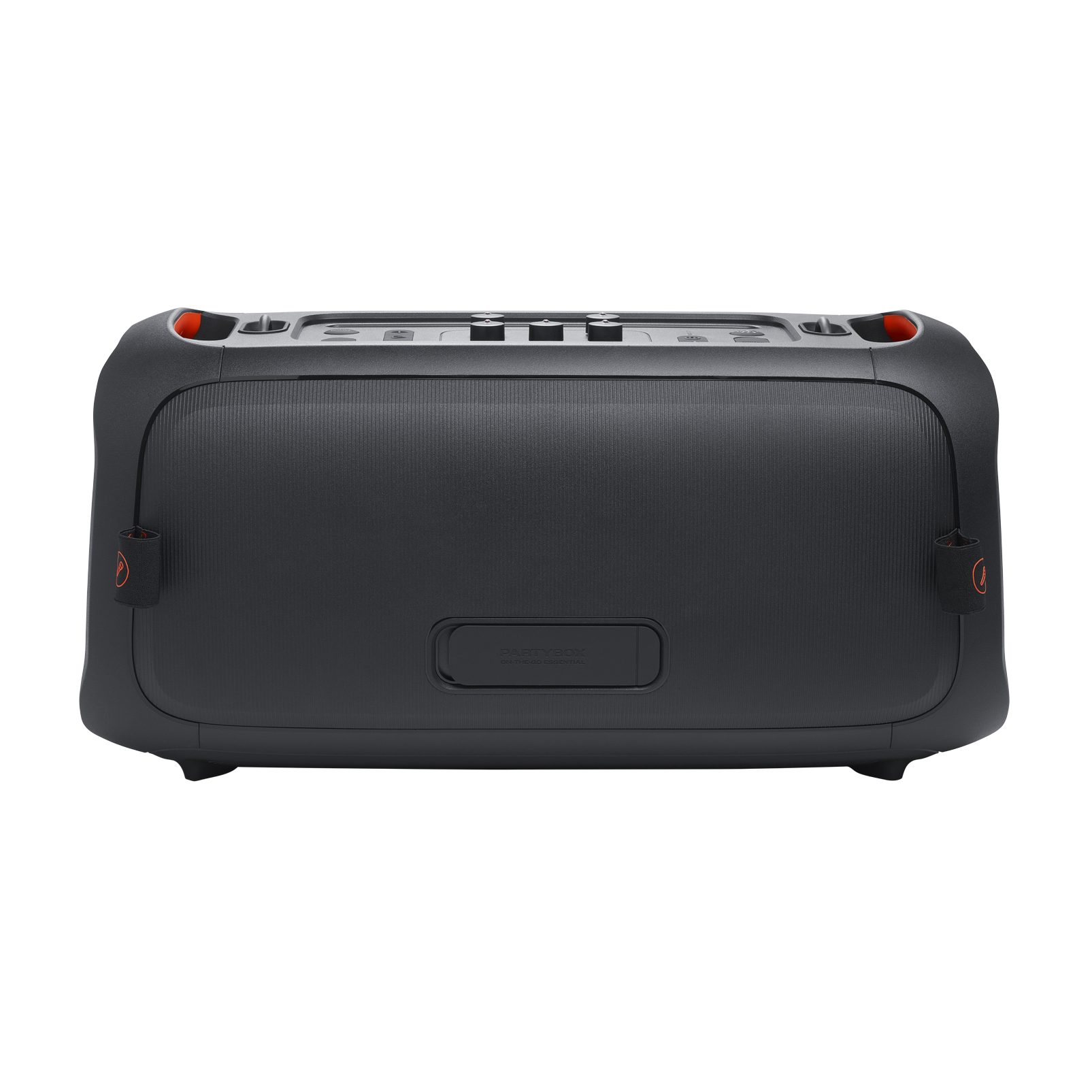 JBL PartyBox On-the-Go Essential - Black - Portable party speaker with built-in lights and wireless mic - Back