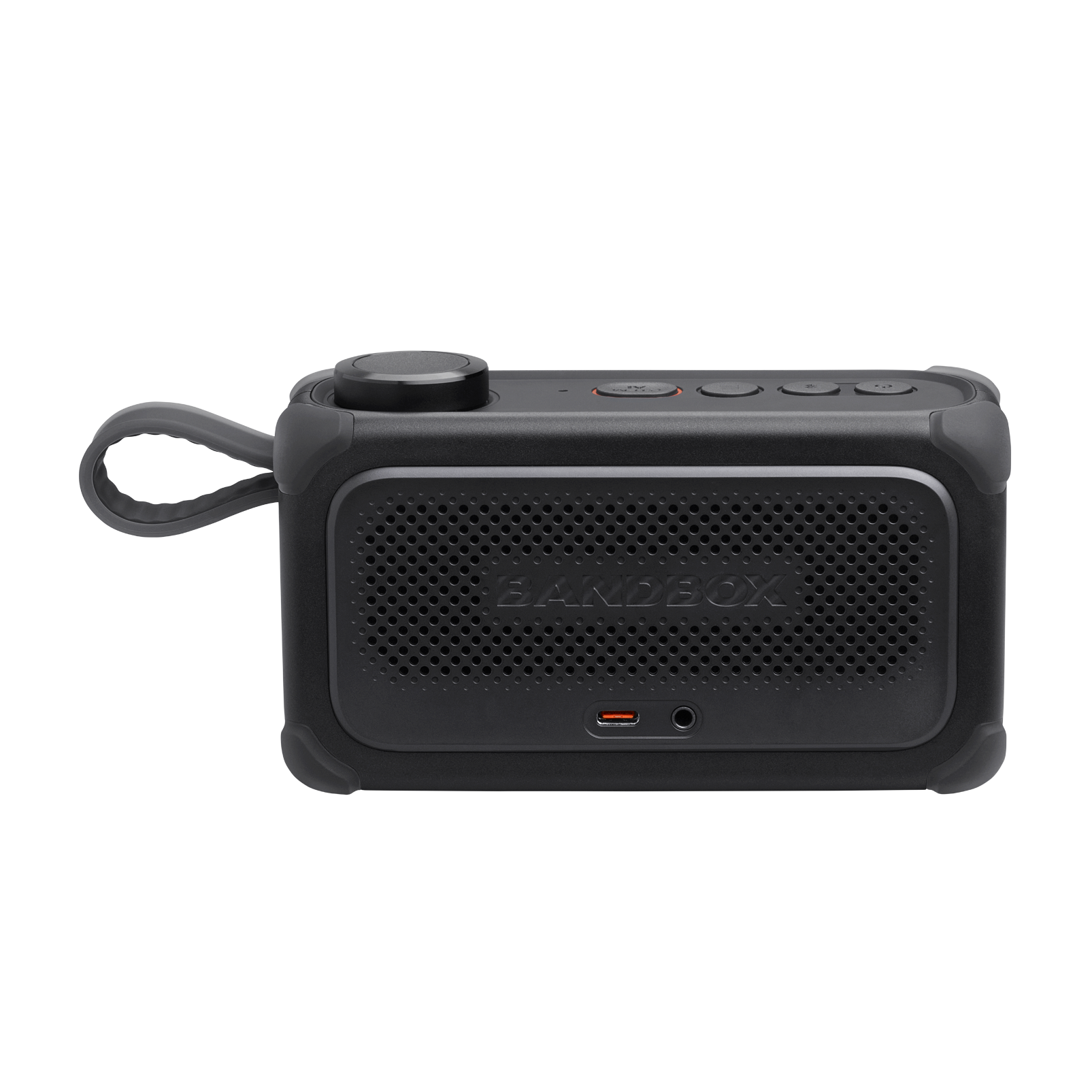 JBL BandBox Solo - Black - Compact AI-powered practice amp and speaker - Back