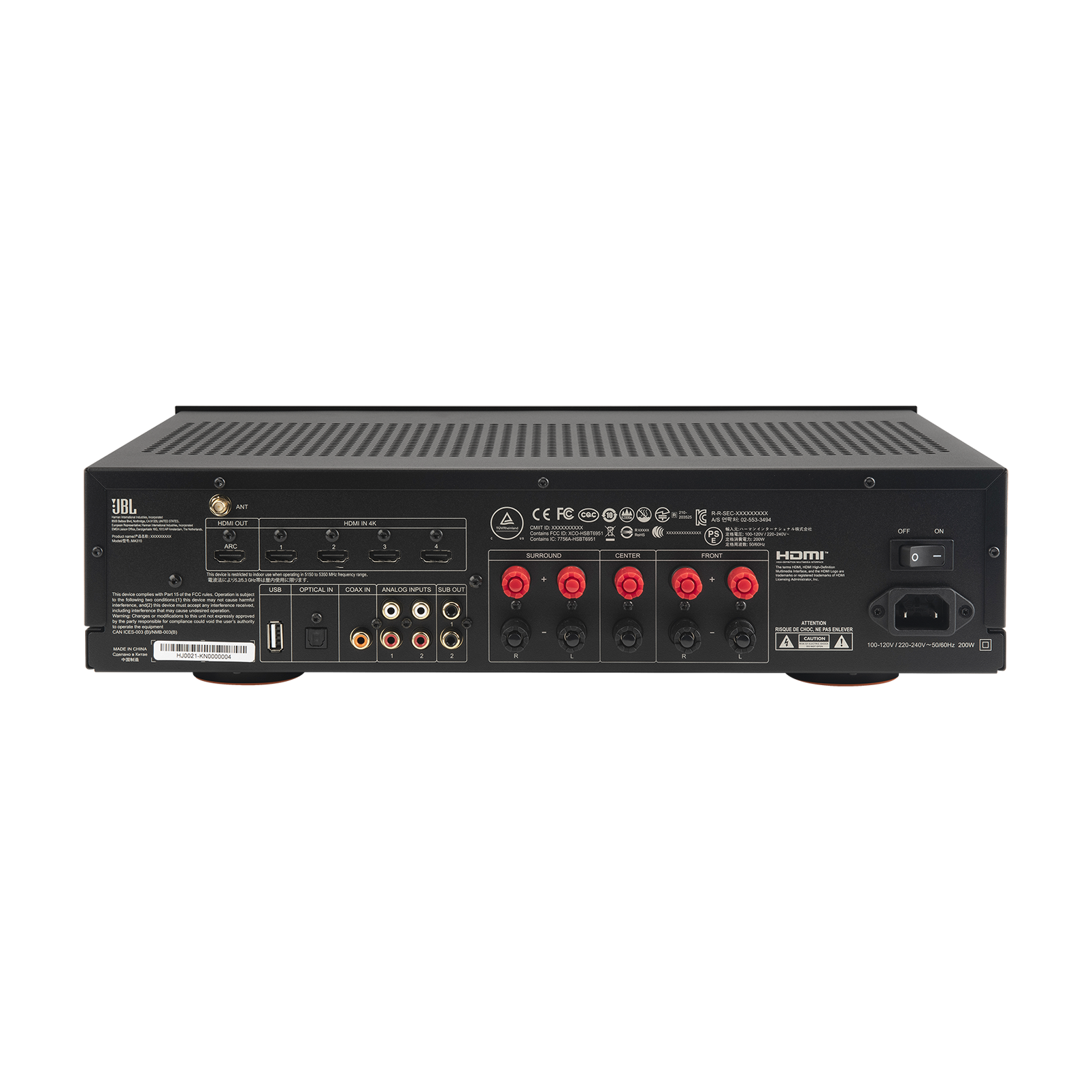 MA310 - White - 5.2-channel 4K AV Receiver - Detailshot 4