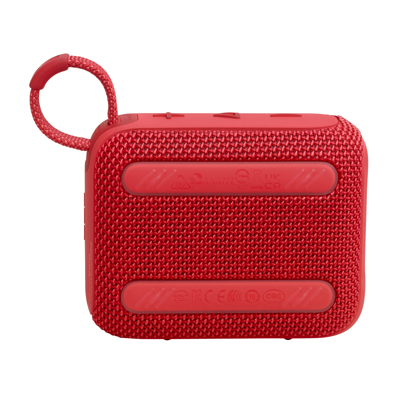 JBL Go 4 - Red - Ultra-Portable Bluetooth Speaker - Back