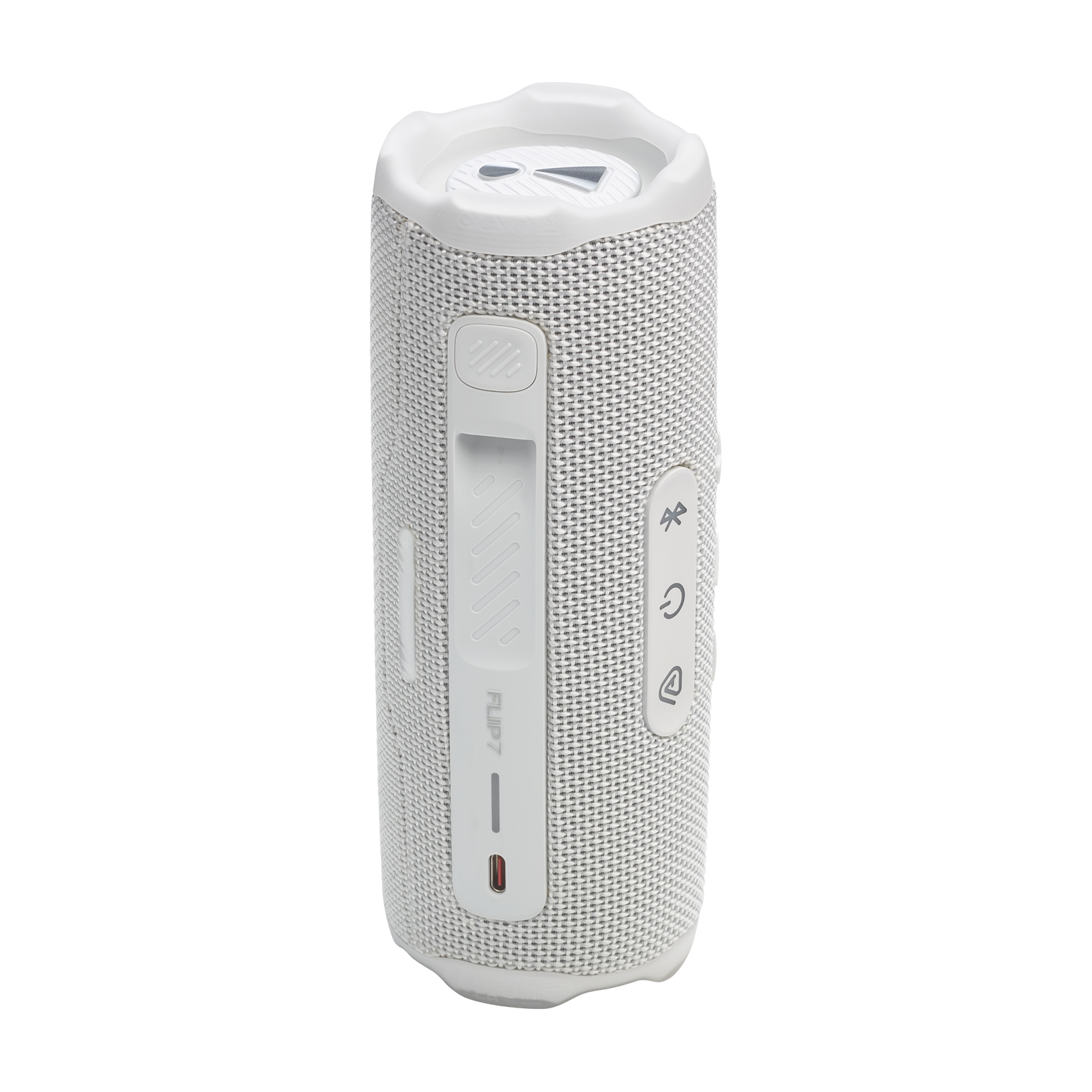 JBL Flip 7 - White - Portable waterproof and drop-proof  speaker - Back