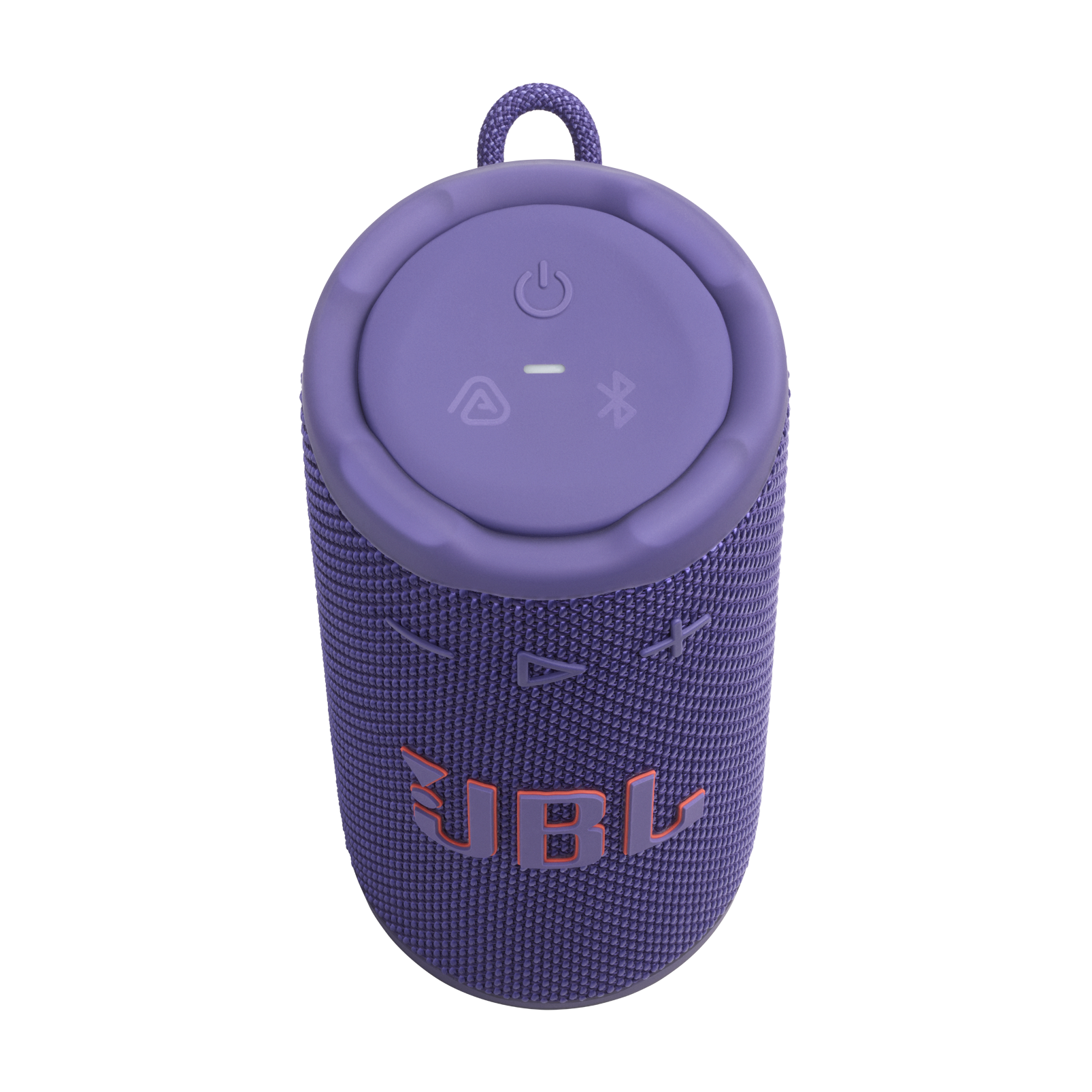 JBL Grip - Purple - Compact Bluetooth speaker with bold JBL Pro Sound and ambient light - Top