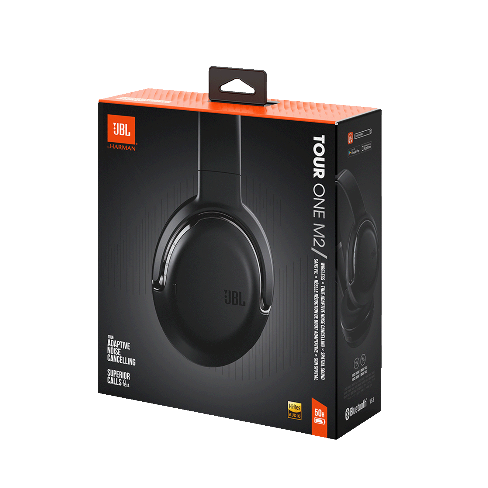 JBL Tour One M2 - Black - Wireless over-ear Noise Cancelling headphones - Detailshot 10