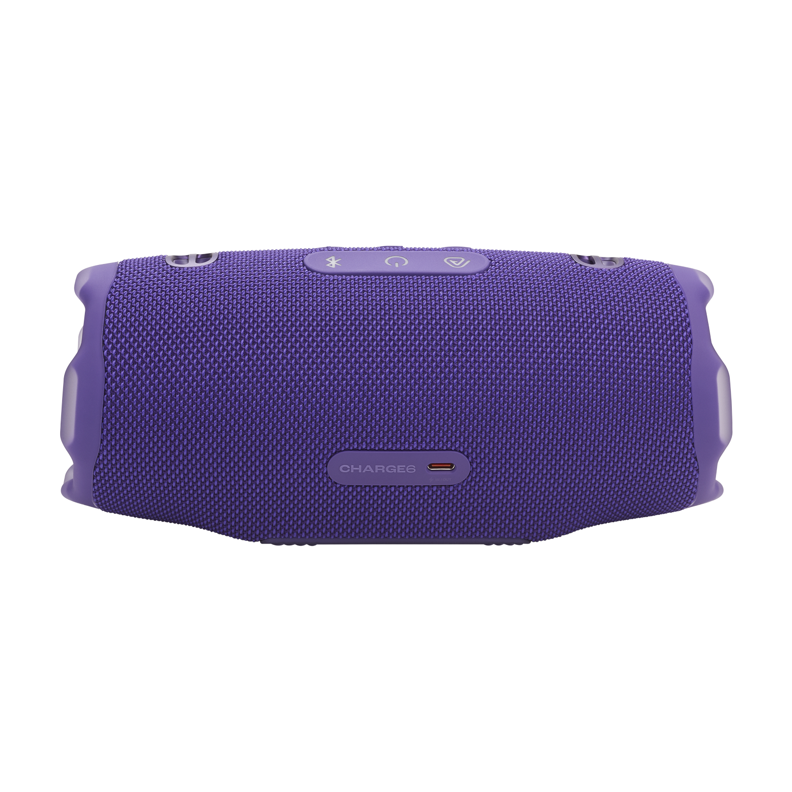 JBL Charge 6 - Purple - Portable waterproof and drop-proof Bluetooth speaker - Back