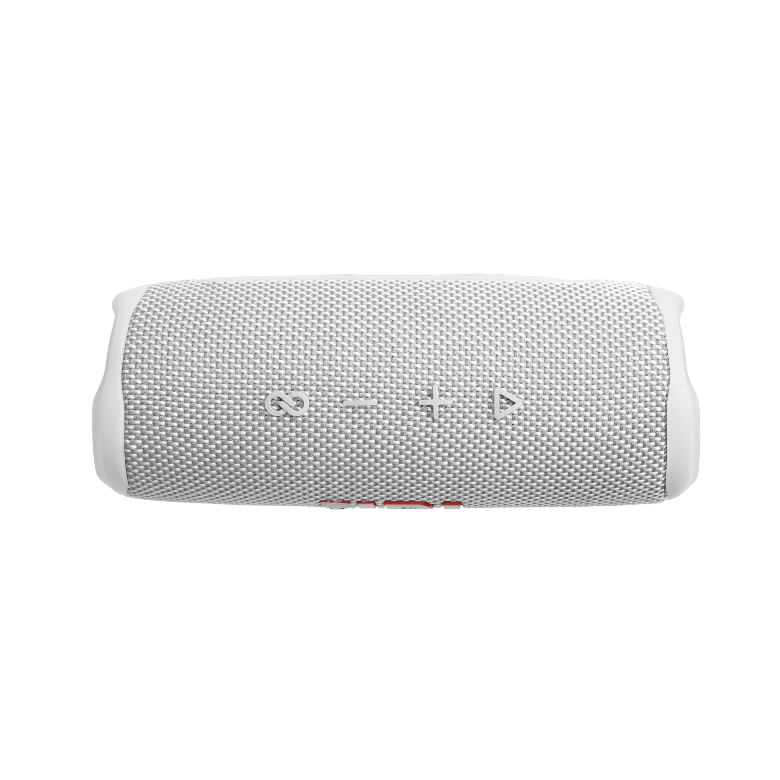 JBL Flip 6 - White - Portable Waterproof Speaker - Top