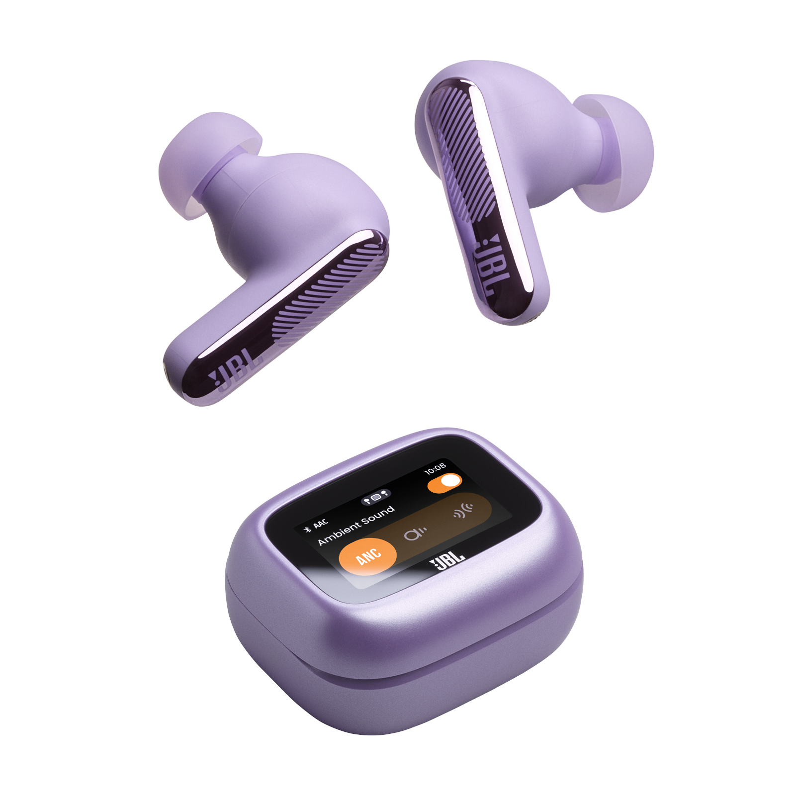 JBL Live Beam 4 - Purple - True wireless Noise Cancelling earbuds - Top
